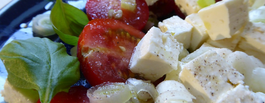 SALADE DE FETA AU MIEL ET AUX NOIX !